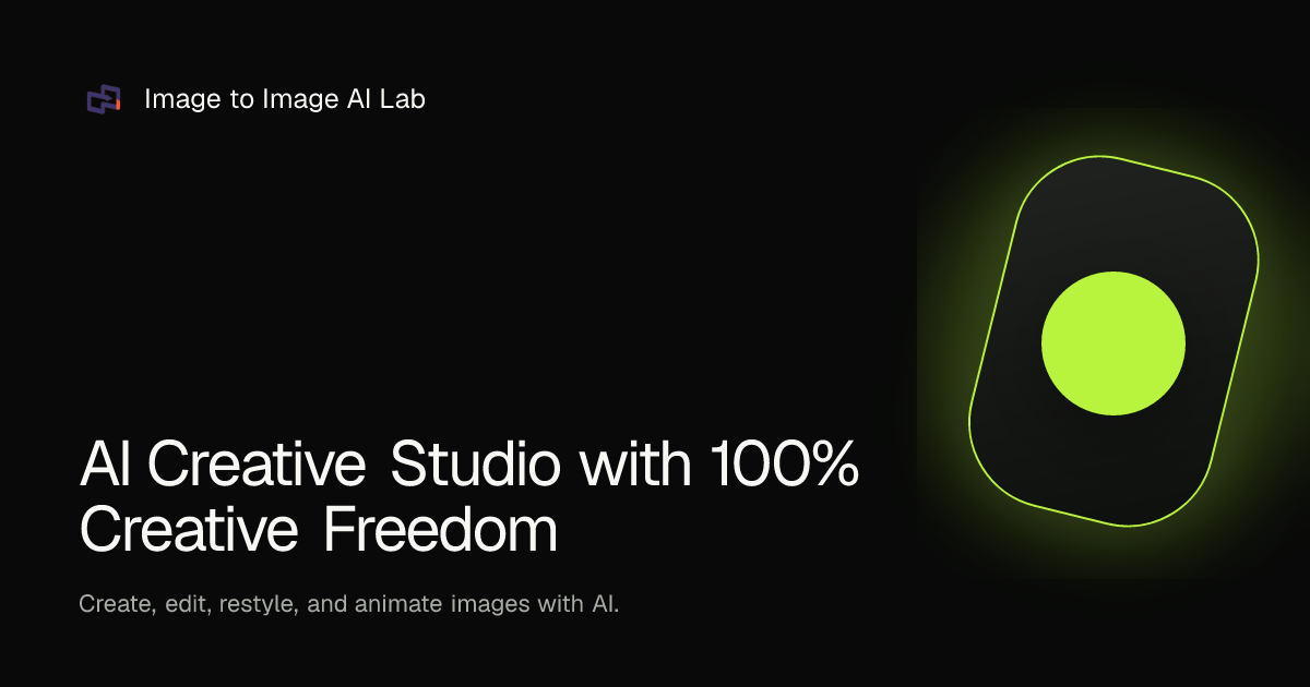 AI Creative Studio with 100% Creative Freedom